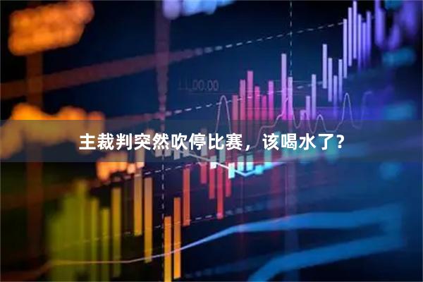 主裁判突然吹停比赛,该喝水了?