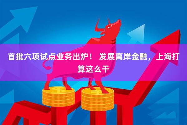 首批六项试点业务出炉！ 发展离岸金融，上海打算这么干